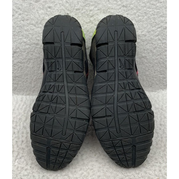 Nike Free Bionic Running Shoes Womens 7.5 Black Pink Green Lightweight 599269063 - Picture 8 of 11